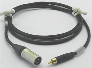Câble modulation XLR3M/Cinch mâle 10m
