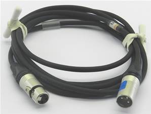 Câble micro XLR3M/F 1m