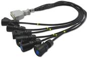 Epanoui  6 circuits  H16M4P / CEE17 femelle