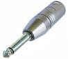 Adaptateur  XLR3M/jack mâle mono NA2MP