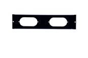 Plastron T 1U pour 2 prises double K501