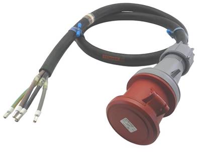 Epanoui Fiche Femelle 3P+N+T 63A CEE17  2m