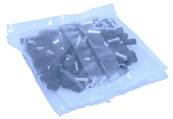 Sachet de 100 embouts de cblage 2X1.5mm noir