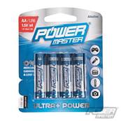 Lot de 4 piles alcalines  LR6 type AA