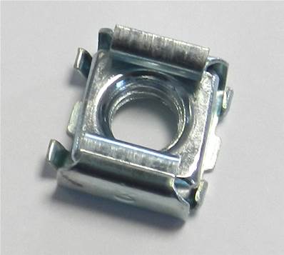 Ecrou cage M6 pour tôle 1.2 à 1.6mm trou 8.3mm