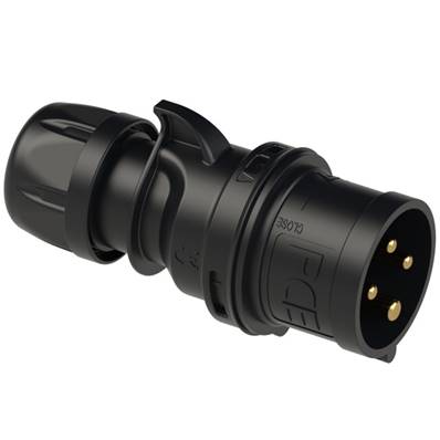 Fiche Male 3P+T 32A  CEE17 - PCE 024-6X - IP44