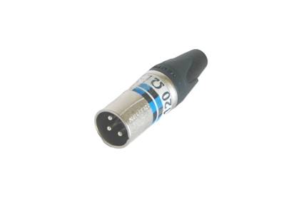 Bouchon DMX3 120 ohms XLR3M