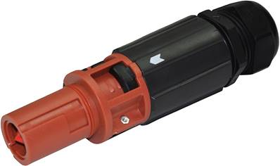 Fiche drain mâle 400A marron bi-métal 120mm²