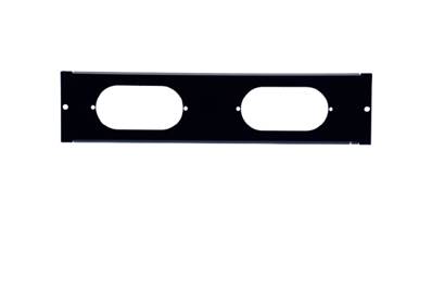 Plastron T 1U pour 2 prises double K501