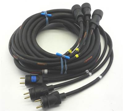 Cable Epanoui/Epanoui 3 circuits 7G2.5 LEG/LEG 10m