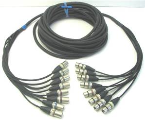 Epanoui/Epanoui 8 paires  8XLR3M/8XLR3F 15m