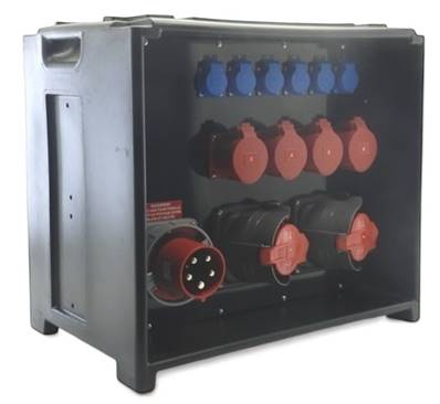 Départ 2X63A CEE17 tétra  4 32A CEE17 tétra 6x16A NF