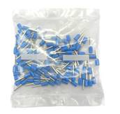Sachet de 100 embouts de cblage 0.75mm bleu