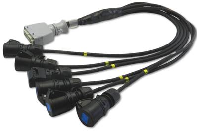 Epanoui  6 circuits  H16M4P / CEE17 femelle