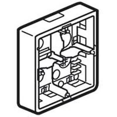 Cadre saillie 4x2 modules 80274