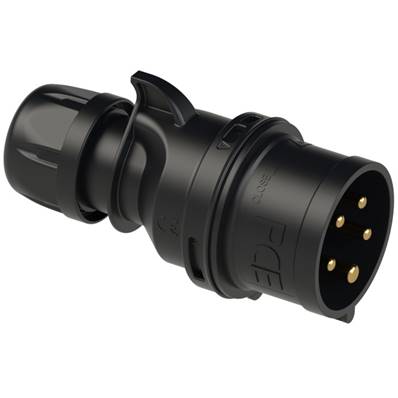 Fiche mâle 3P+N+T 16A CEE17 - PCE 015-6X - IP44