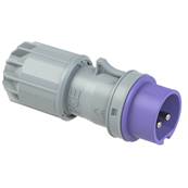Fiche mâle 2P+T 16A IP44 CEE17 - 24V - PCE 062-V