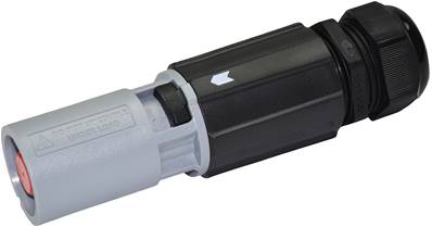Fiche source femelle 400A grise bi-métal 120mm²