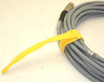 Attache velcro one strap jaune 25x300
