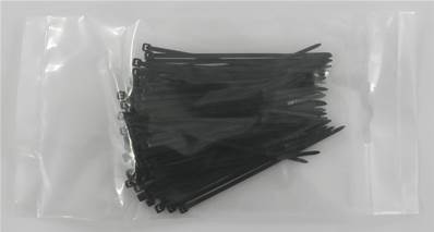 Lot de 100 colliers de câblage noir 100x2.5