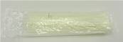 Lot de 100 colliers de câblage blanc 280x4.8