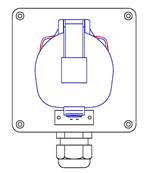 1 socle maréchal DS3 3P+N+T 32A6A - 1PG21
