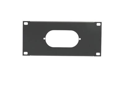 Plastron AT200 - 2U pour 1 PC 16A double K501 (K5) - MECATES