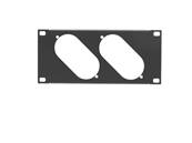 Plastron AT200 - 2U pour 2 PC 16A double K501 (K5) - MECATES