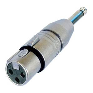 Adaptateur  XLR3F/jack mâle mono  NA2FP         