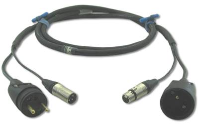 DMX POWER NF + XLR3 2m