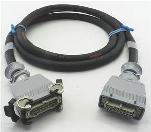 Câble 8 circuits H16M2L/H16F4P 10m