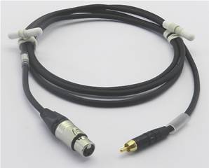 Câble modulation XLR3F/Cinch mâle 20m