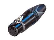 Fiche XLR5 femelle noire   NC5FXXBAG                      