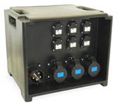 Départ 3x32A CEE17 mono 6x16A NF - Embases noires - G