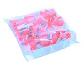 Sachet de 100 embouts de cblage 4mm orange