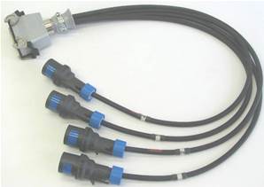 Epanoui  4 circuits  H16F2L / CEE17 mâle