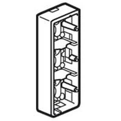Cadre saillie 3X2 modules vertical profondeur 40 - 80283