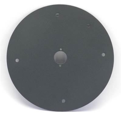 Plaque 1 trou pour embase série D