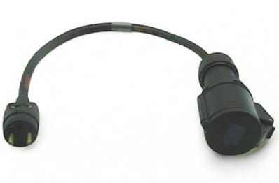 Adaptateur  2P+T 16A mâle NF / femelle CEE17 32A  0.5m