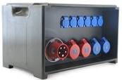 Départ 2x32A CEE17 tétra 2x32A CEE17 mono 6x16A NF