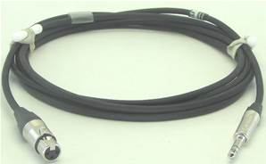 Câble modulation XLR3F/NP3X 1m