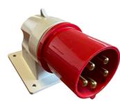 Socle mâle coudé 3P+N+T 63A CEE17 -WALTHER 661
