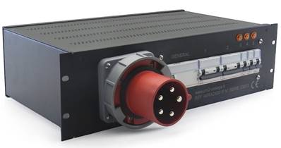 Alim 63A CEE17 tétra - Départ 2x32A tétra 6x16A K501 NF   