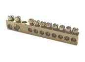 Bornier de terre  1 dpart  6  25mm - 8 dpart  1.5  16mm