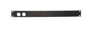 Face avant 19 pouces - 1U -  pour 2 XLR srie D - MECATES