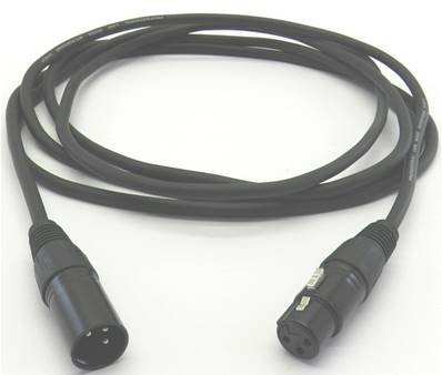 Câble micro XLR3M/F 5m - Pas de marquage longueur