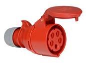 Fiche femelle 3P+N+T 16A CEE17 - PCE 215-6 - IP44