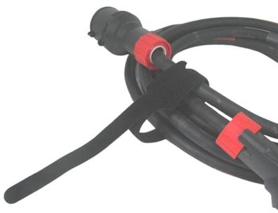 Attache velcro one strap noir 45x600 175617