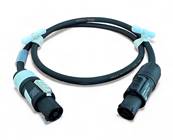 Prolongateur 2P+T 10A Powercon B - Powercon true1 F - 1m - 3G1.5 