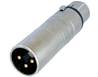 Adaptateur  XLR3F/XLR3M NA3FM